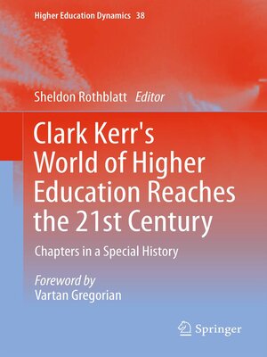 cover image of Clark Kerr's World of Higher Education Reaches the 21st Century
